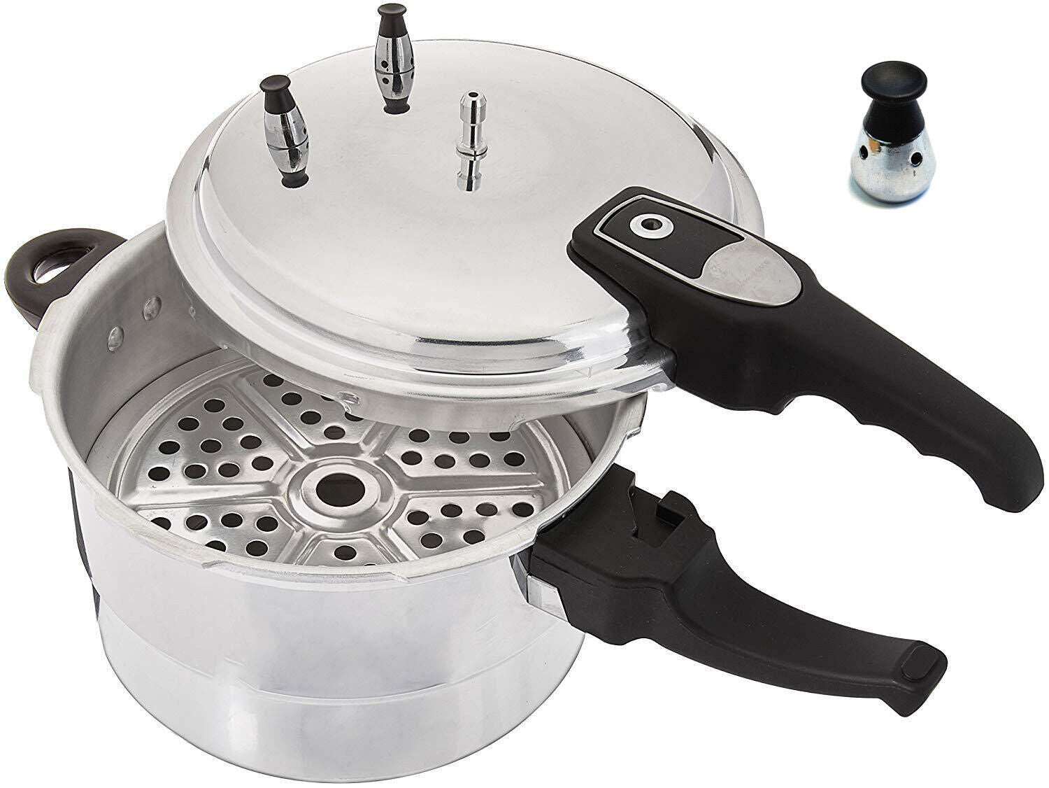 Aluminum Pressure Cooker With Steamer
