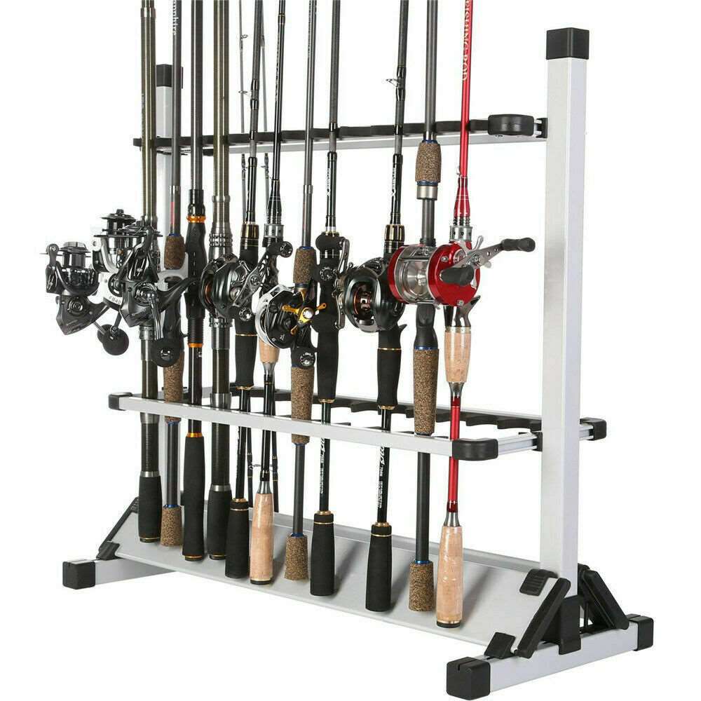  Goture Fishing Pole Holder 24 Slots,Aluminum Portable Fishing  Rack,Neatly Store and Display Your Fishing Rods with Our Fishing Rod  Holders : Sports & Outdoors
