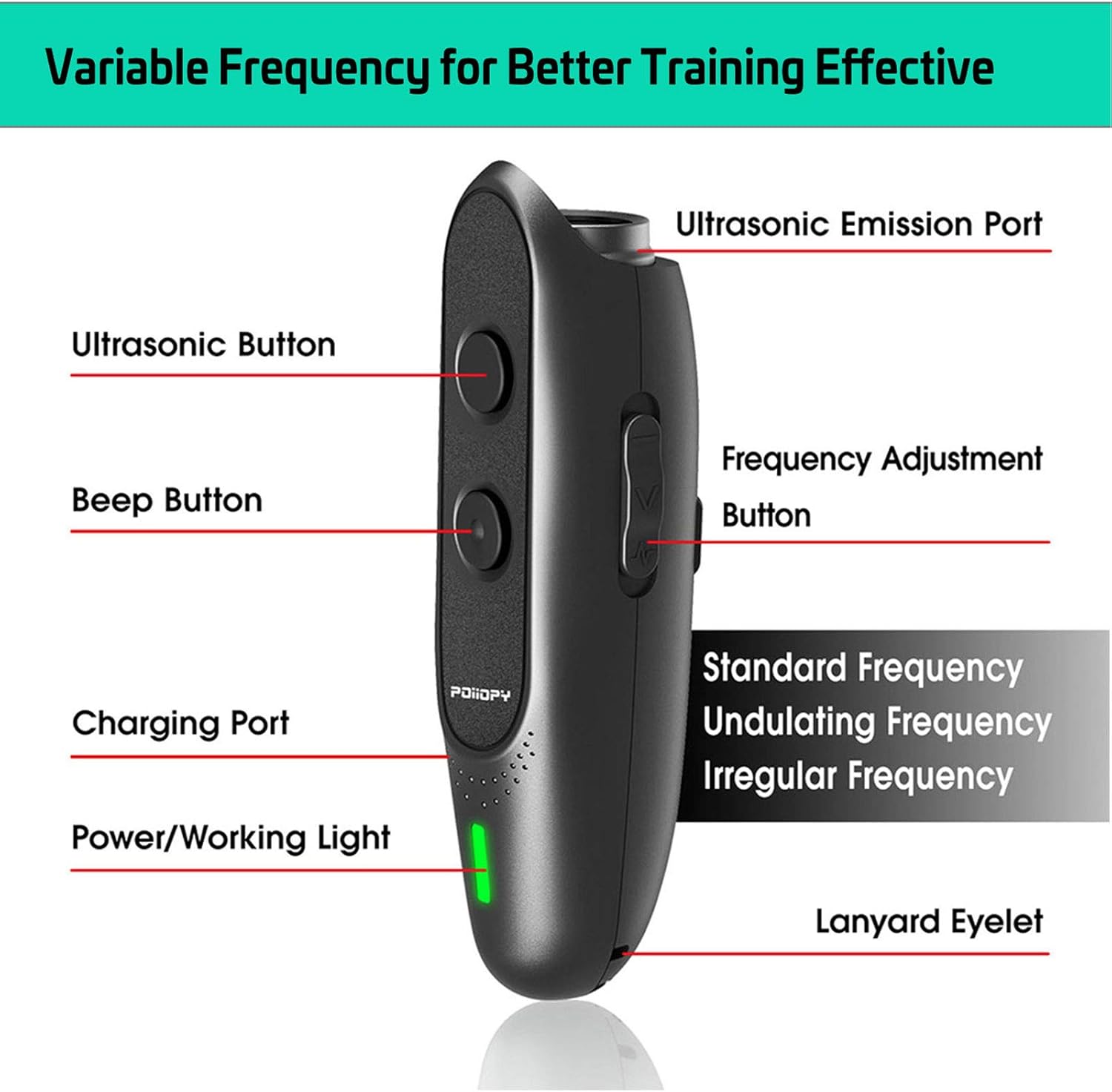 Anti Bark Device for Dog with Variable Frequency Ultrasonic