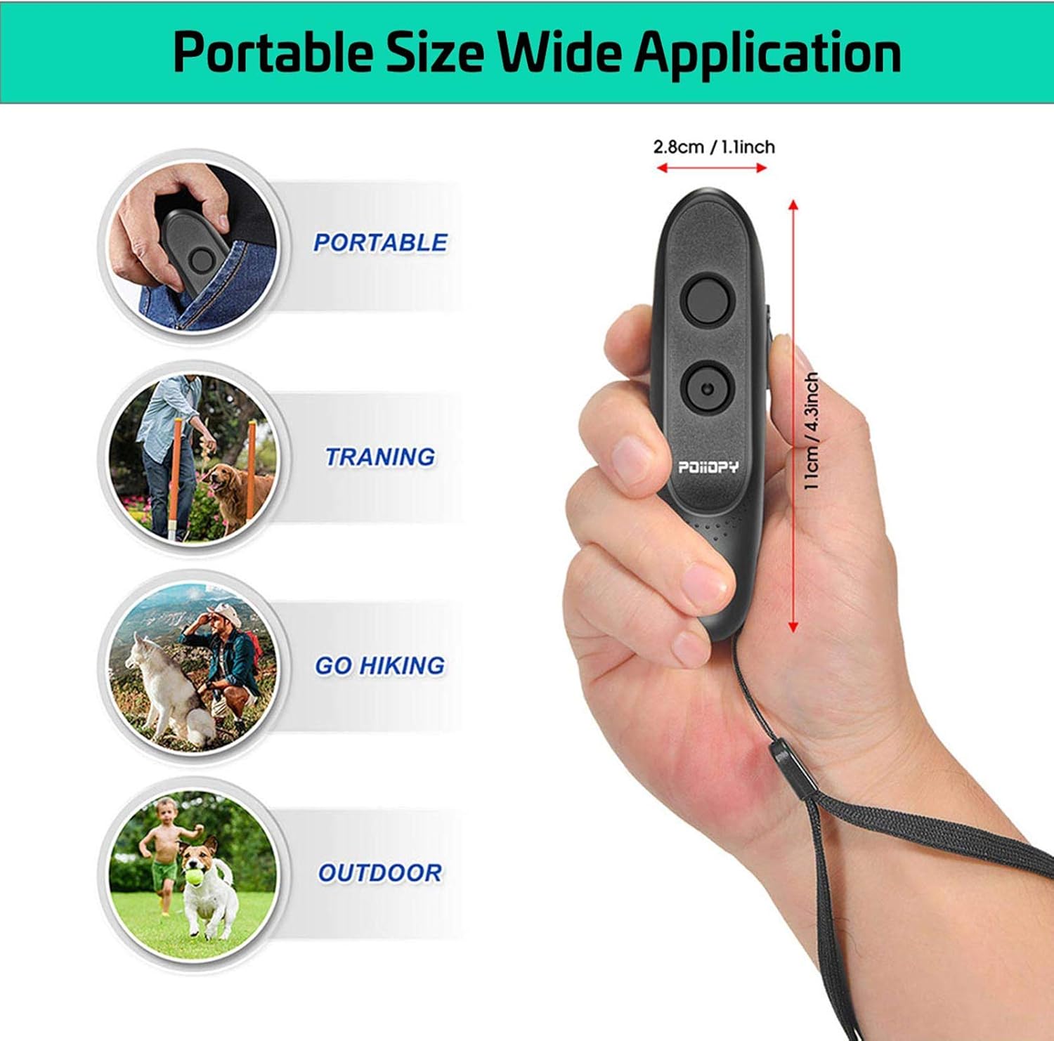 Anti Bark Device for Dog with Variable Frequency Ultrasonic