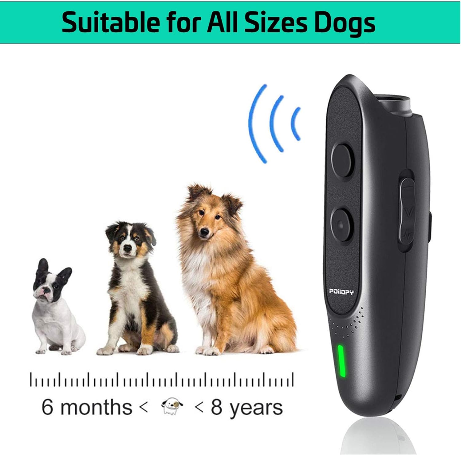 Anti Bark Device for Dog with Variable Frequency Ultrasonic