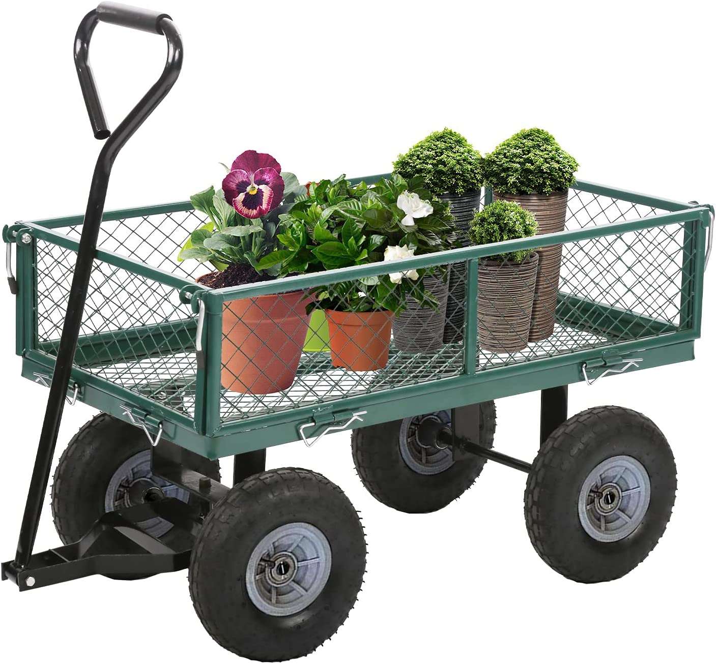 4 Wheel Wheelbarrow Four wheel garden wheelbarrow