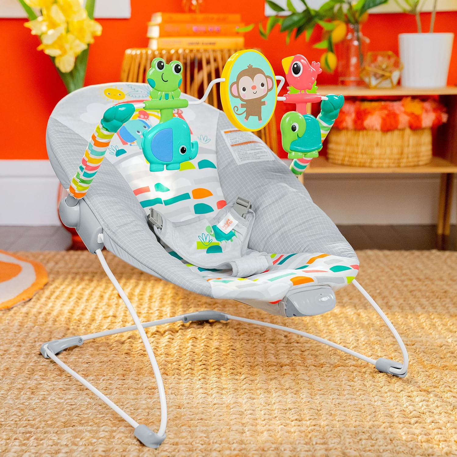 Bright Starts Playful Paradise Comfy Baby Bouncer