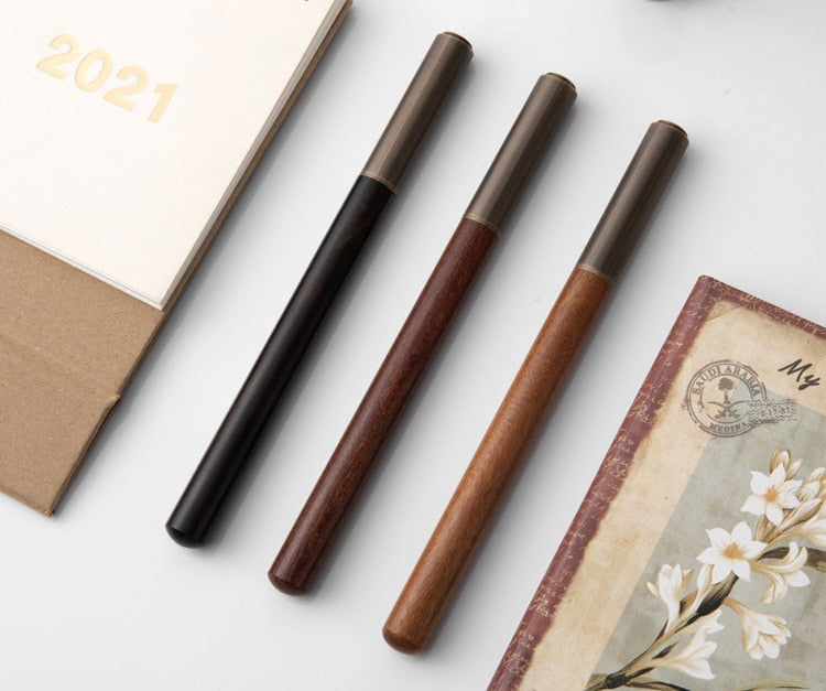 New Luxury Fountain Pen and High Quality Wood Spin Ink Pens InBudgets