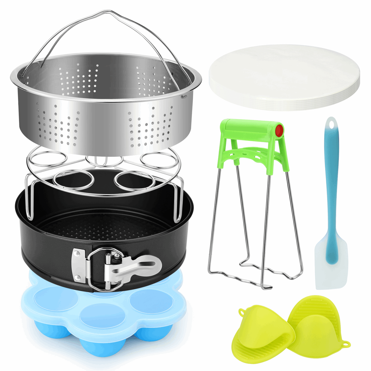 Cooking Pot Accessories Set Steamer Basket for Instant 5,6,8 QT Pressure Cooker