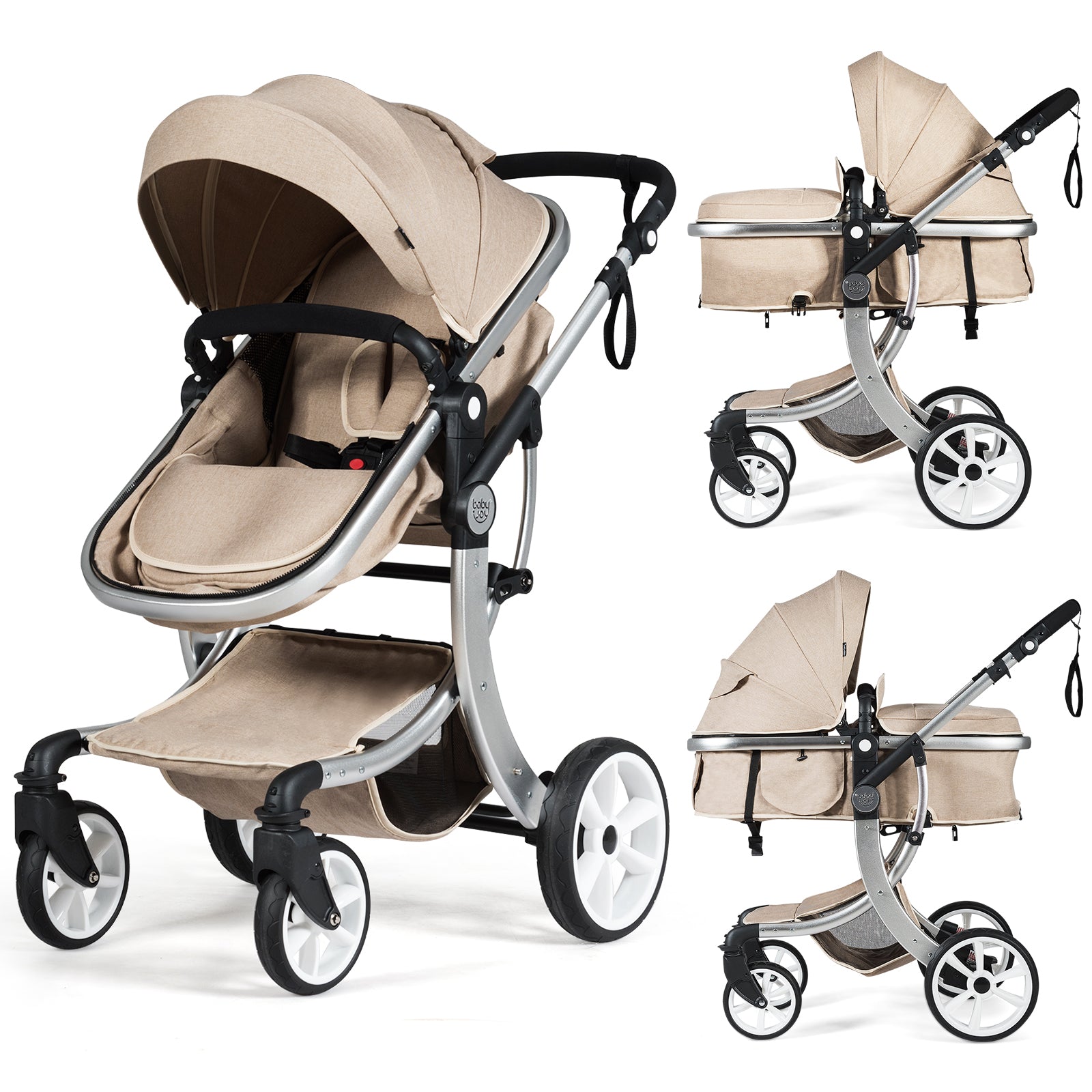 BABYJOY Premium High Landscape 2-in-1 Baby Stroller