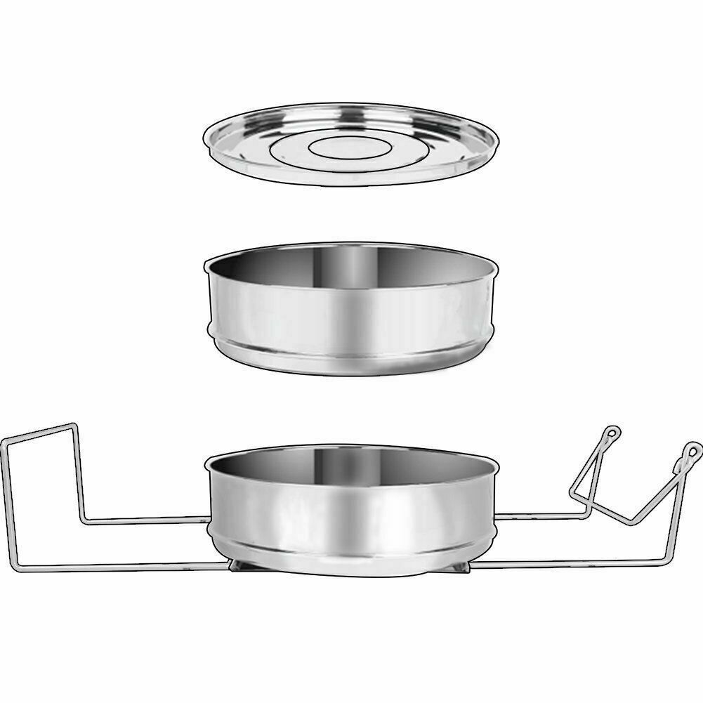 Stackable Stainless Steel Steamer Cooker Insert Pans for Instant Pot 5/6/8 Qt