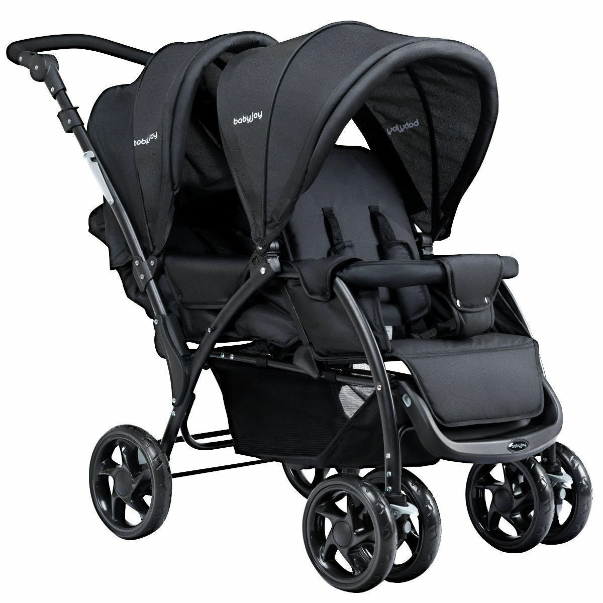 BABYJOY Premium Foldable Double Baby Stroller