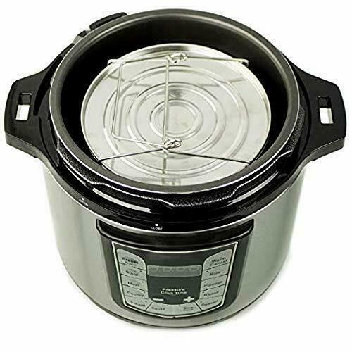 Stackable Stainless Steel Steamer Cooker Insert Pans for Instant Pot 5/6/8 Qt