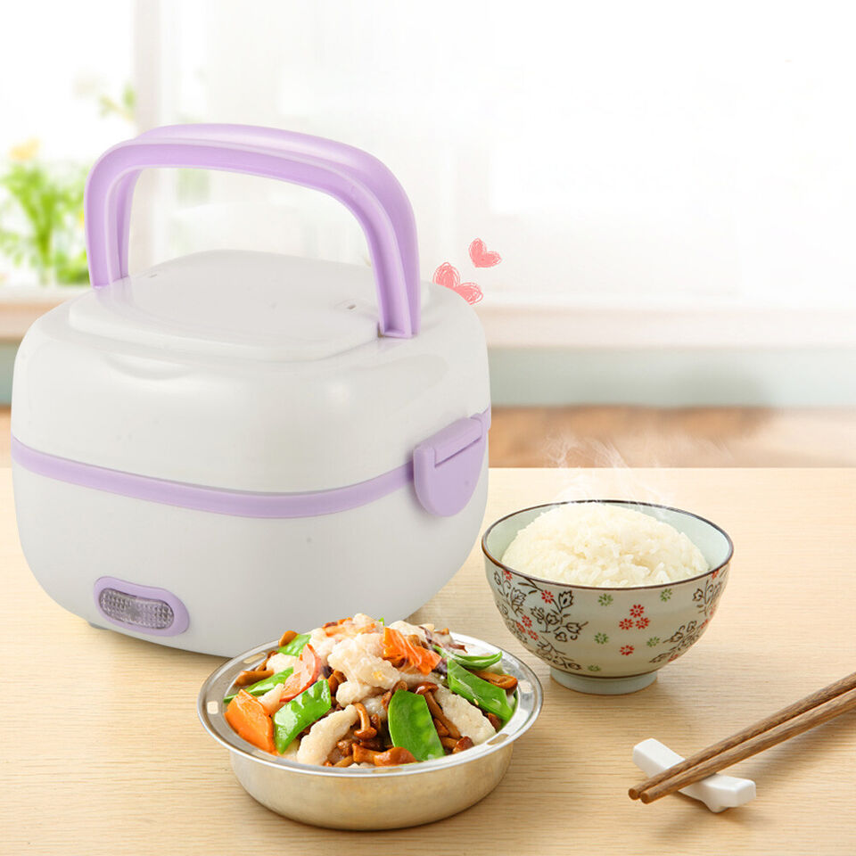 Rice Cooker 1L Multifunction Mini Portable Food Grade Steamer Stainless Steel