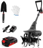 MZK Cordless Tiller Cultivator with 24 Steel