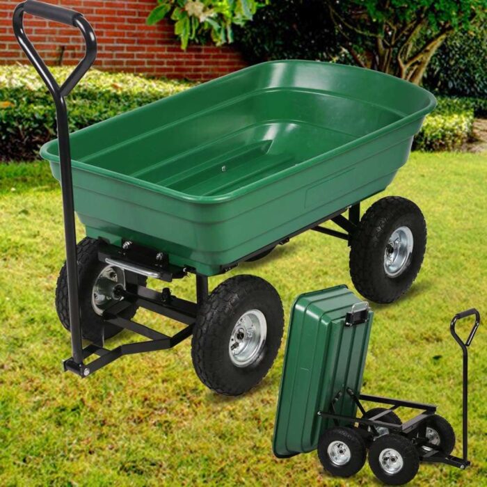 Sturdy 4 Wheel Wheelbarrow