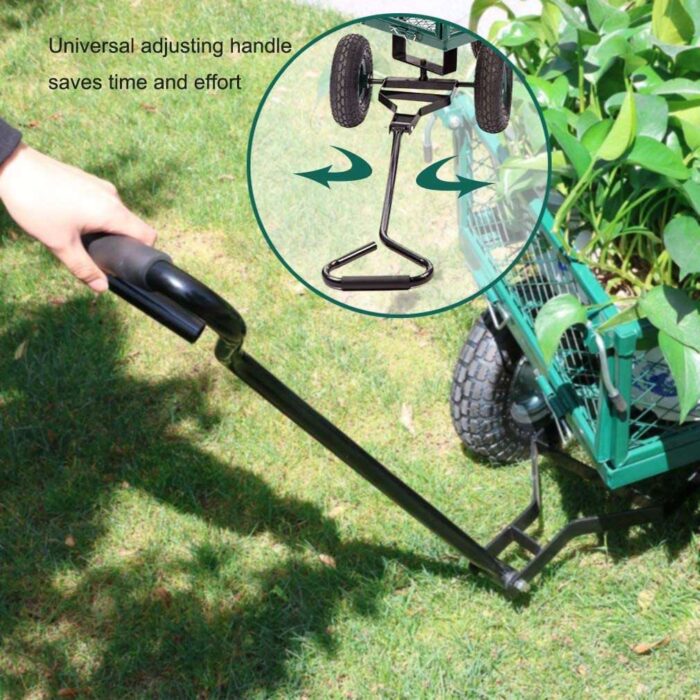 Sturdy 4 Wheel Wheelbarrow