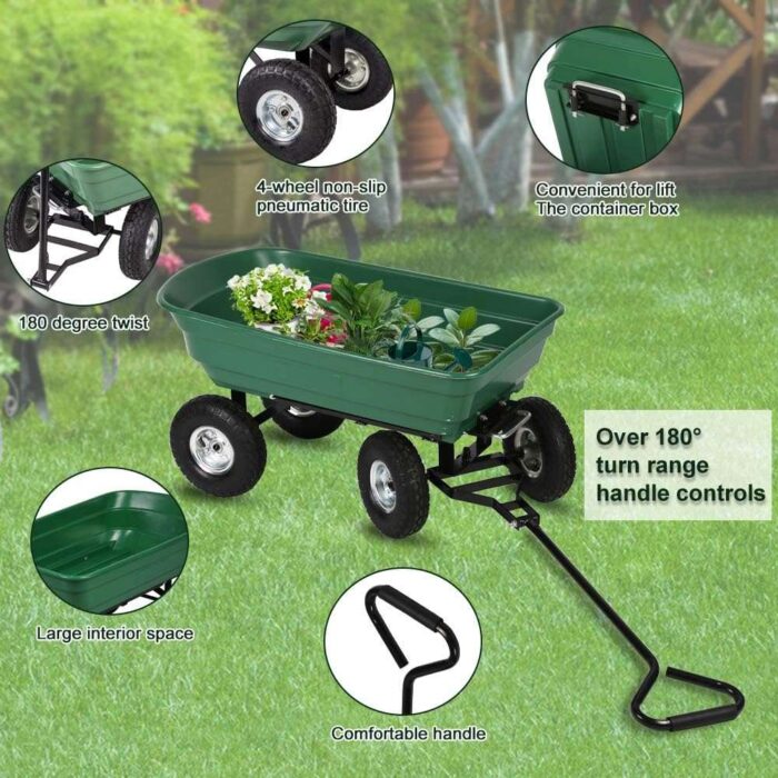 Sturdy 4 Wheel Wheelbarrow