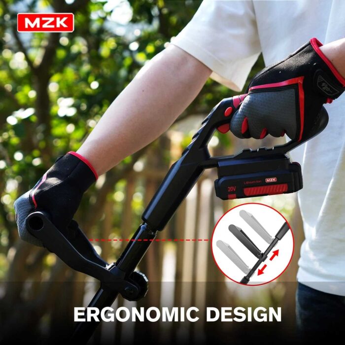 MZK Cordless Tiller Cultivator with 24 Steel