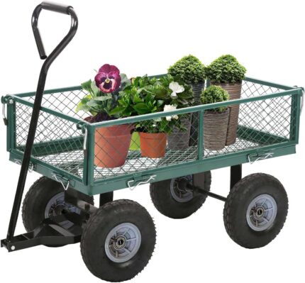 Sturdy 4 Wheel Wheelbarrow