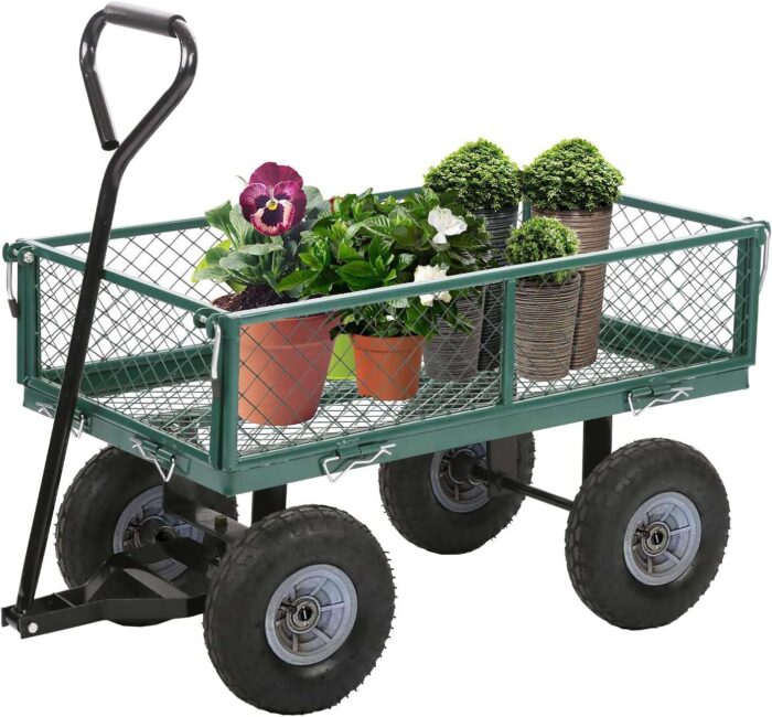 Sturdy 4 Wheel Wheelbarrow