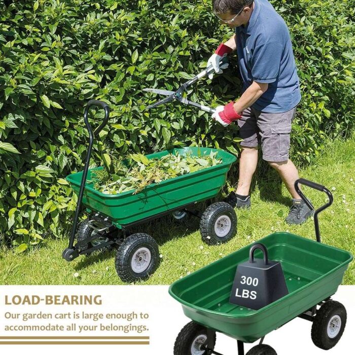 Sturdy 4 Wheel Wheelbarrow