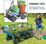 Sturdy 4 Wheel Wheelbarrow