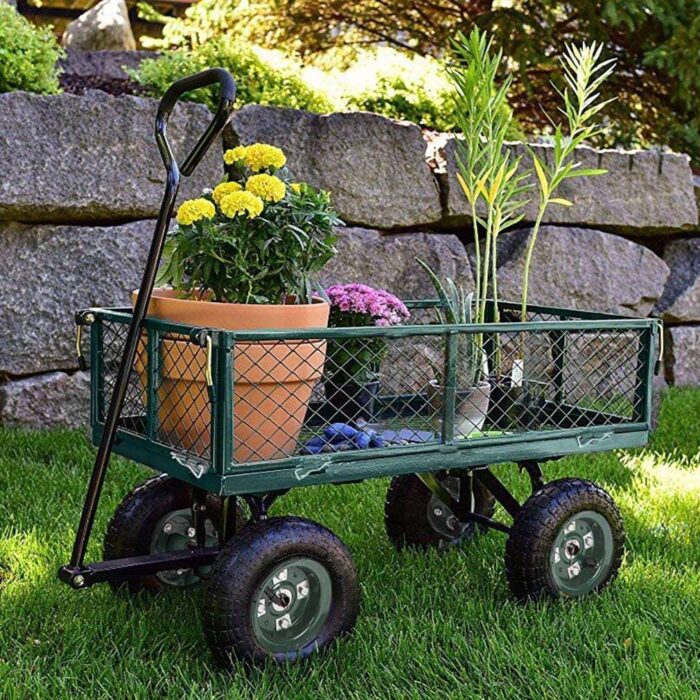 Sturdy 4 Wheel Wheelbarrow