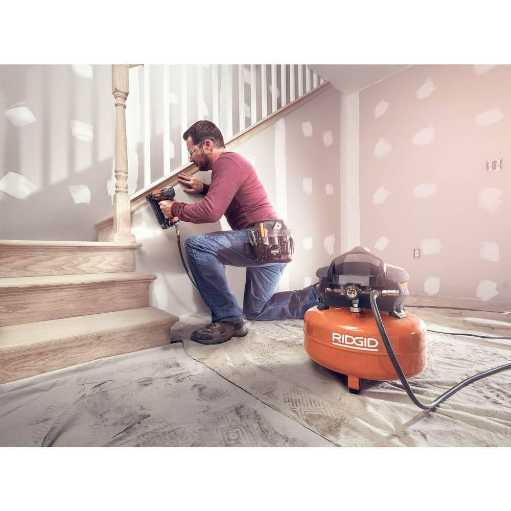 Ridgid 6 Gal. Portable Electric Pancake Air Compressor 150 PSI New - Picture 6 of 11