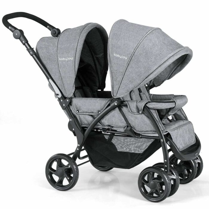 BABYJOY Premium Foldable Double Baby Stroller