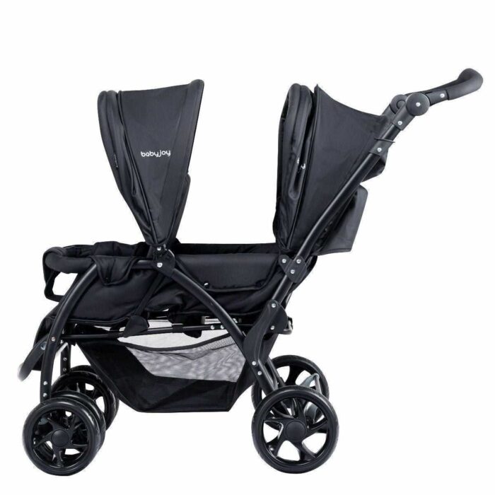 BABYJOY Premium Foldable Double Baby Stroller