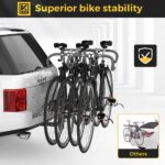 4 Bike Rack Hitch Mount Foldable